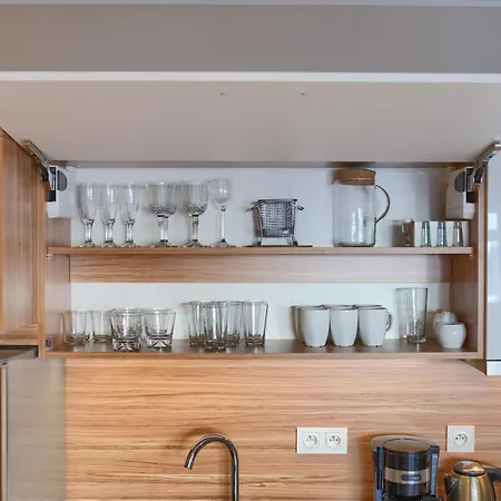 아파트 44 Baltic Park, 280m Do Plazy, Duzy Balkon