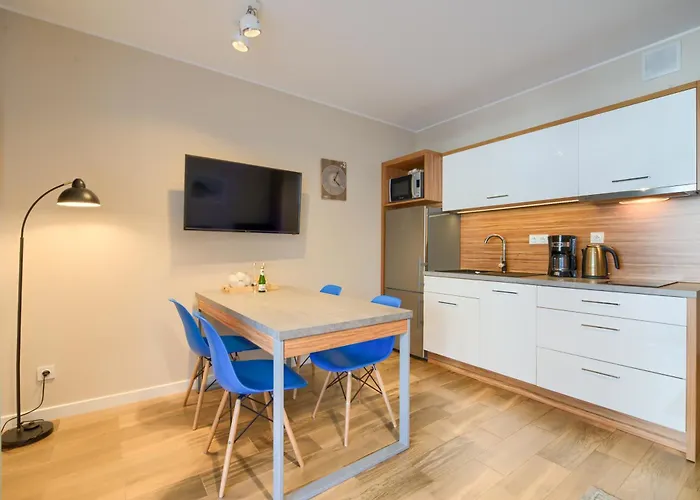 شقة 44 Baltic Park, 280m Do Plazy, Duzy Balkon